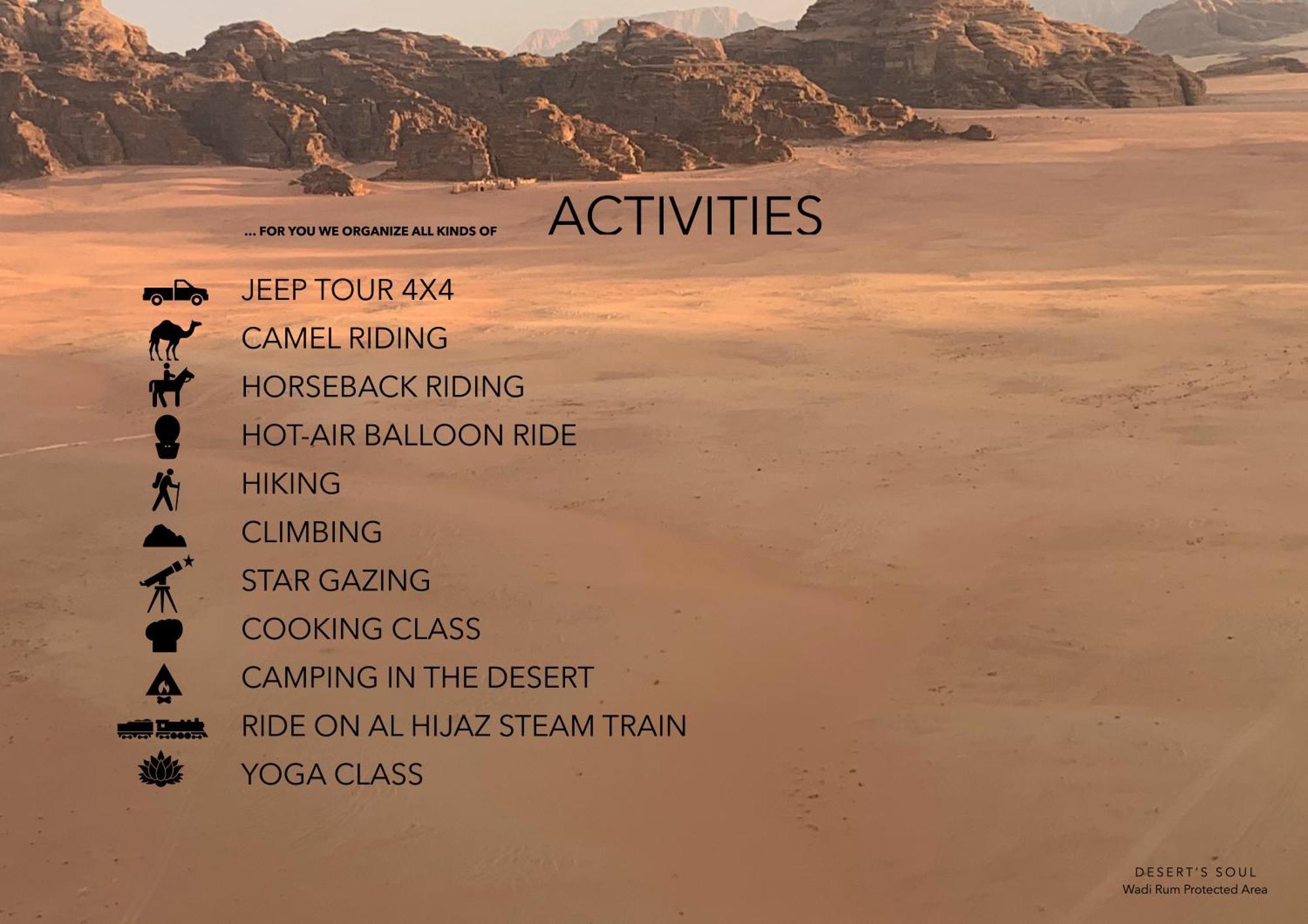 Desert'S Soul Wadi Rum Ad Disah Exterior photo